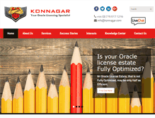 Tablet Screenshot of konnagar.com